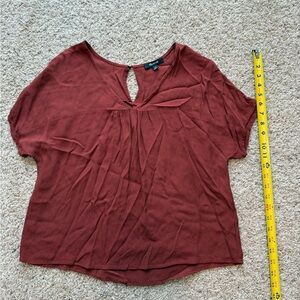 Madewell cropped blouse size XS